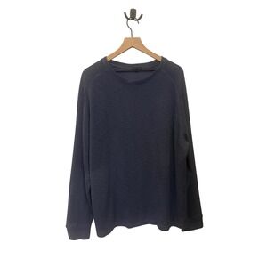 Banana Republic XXL Mens Long‎ Sleeve Blue Waffle Knit Shirt